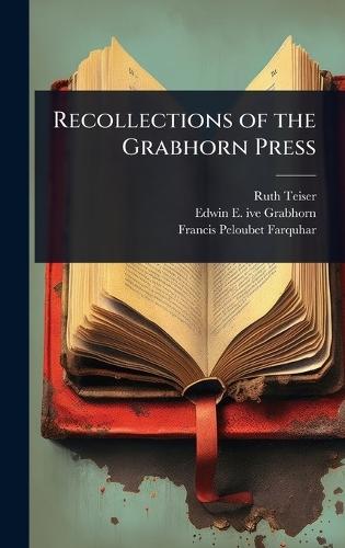 Recollections of the Grabhorn Press