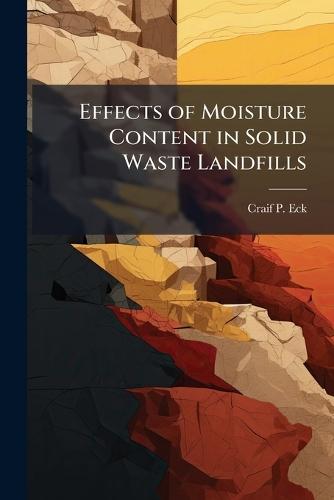 Effects of Moisture Content in Solid Waste Landfills