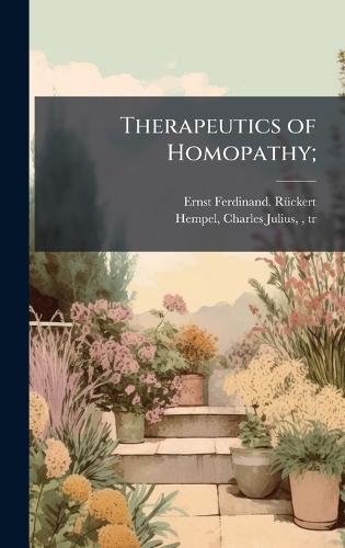 Therapeutics of Homopathy;