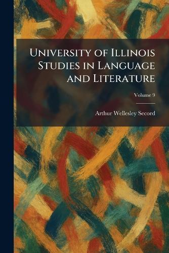 University of Illinois Studies in Language and Literature