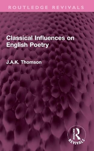 Classical Influences on English Poetry
