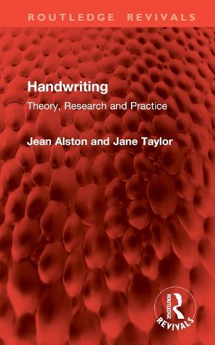 Handwriting: Theory, Research and Practice