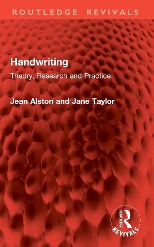 Handwriting: Theory, Research and Practice