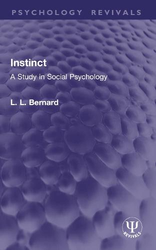 Instinct: A Study in Social Psychology