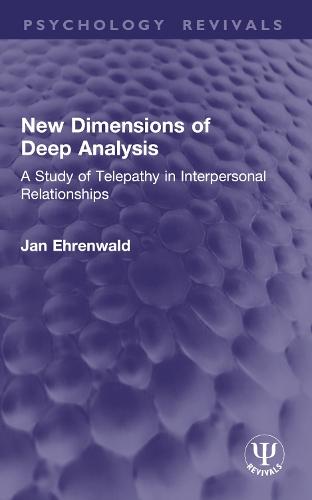 New Dimensions of Deep Analysis: A Study of Telepathy in Interpersonal Relationships