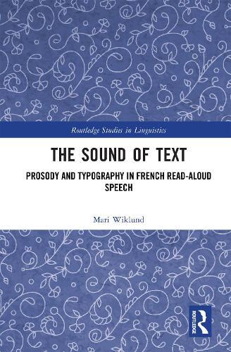 The Sound of Text: Prosody and Typography in French Read-Aloud Speech
