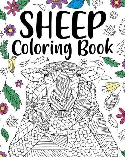 Sheep Coloring Book: Adult Coloring Book, Sheep Lovers Gift, Floral Mandala Coloring Pages
