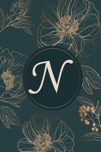 N: Initial Monogram Notebook, Monogram Journal, Initial Notepad, 100 Pages