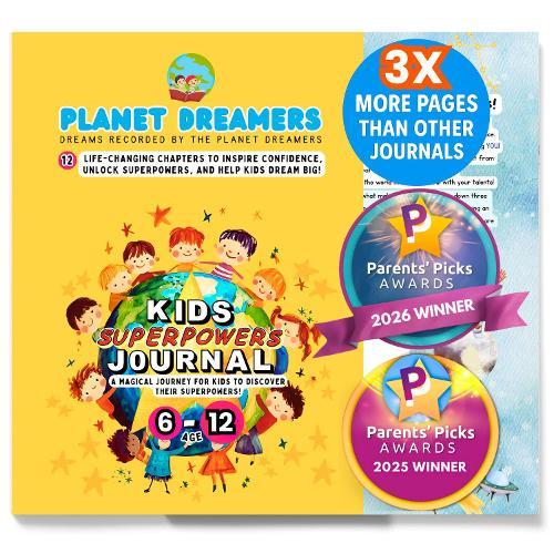 Kids Superpowers Journal: A Magical Journey for Kids to Discover Their Superpowers - 12 Life-Changing Chapters to Inspire Confidence, Unlock Superpowers, and Help Kids Dream Big!