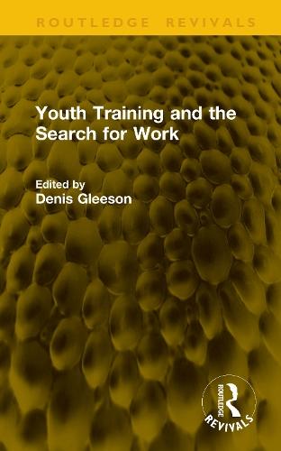 Youth Training and the Search for Work