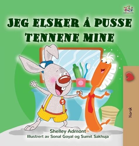 I Love to Brush My Teeth (Norwegian Children's Book)