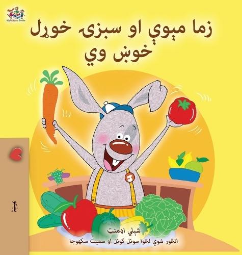 I Love to Eat Fruits and Vegetables (Pashto Children's Book)