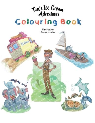 Tom's Ice Cream Adventures Colouring Book