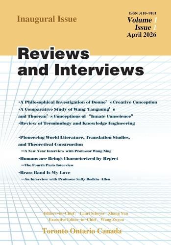 Reviews and Interviews (Inaugural Issue)