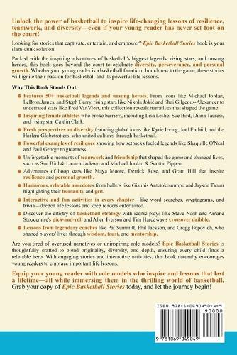 Epic Basketball Stories: Inspiring Adventures of Heroes and Legends to Instill Life Lessons, Build Character, and Spark Curiosity with Fun Activities for Young Readers