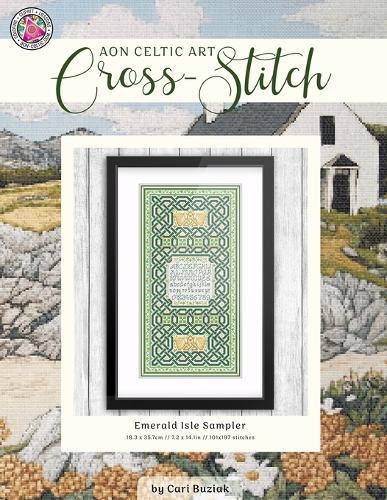 Emerald Isle Sampler: Celtic Cross-Stitch Chart, 7.2"" x 14.1"", Fun & Easy Counted Cross Stitch Pattern for Adults