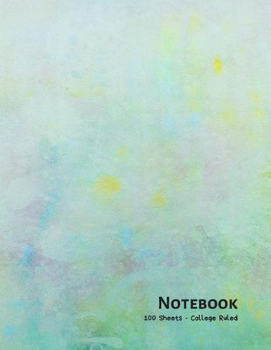 Notebook: Seafoam Green - 100 Sheets - College Ruled (8.5 x 11)