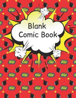 Blank Comic Book: Large pages for kids with a variety of templates. Draw your own comics and create amazing stories. Cartoon sketch book birthday gift idea,