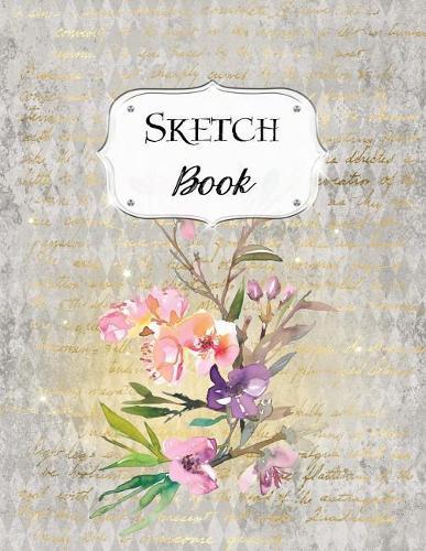 Sketch Book: Cherry Blossom Sketchbook Scetchpad for Drawing or Doodling Notebook Pad for Creative Artists Floral Flowers #6