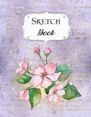 Sketch Book: Cherry Blossom Sketchbook Scetchpad for Drawing or Doodling Notebook Pad for Creative Artists Floral Flowers #7