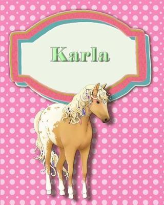 Handwriting and Illustration Story Paper 120 Pages Karla: Primary Grades Handwriting Book