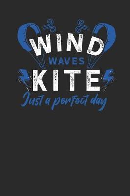 Wind Waves Kite: Kitesurfing Notebook, Graph Paper (6 x 9 - 120 pages) Sports And Recreations Themed Notebook for Daily Journal, Diary, and Gift
