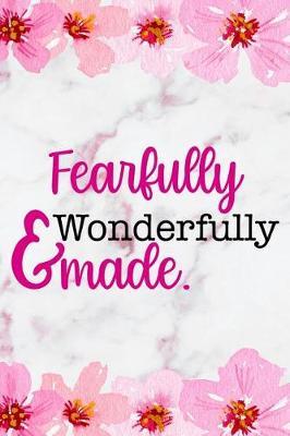 Fearfully & Wonderfully Made.: Blank Lined Notebook ( Cherry Blossom ) 2