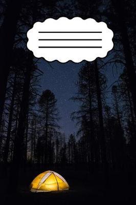 Camping Notizbuch: Camping Notizbuch mit 120 linierten Seiten, Gr  e ca A5