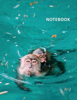 College Ruled Notebook: Swimming monkeys Nifty Student Composition Book Daily Journal Diary Notepad for researching kaeng krachan national park accommodation