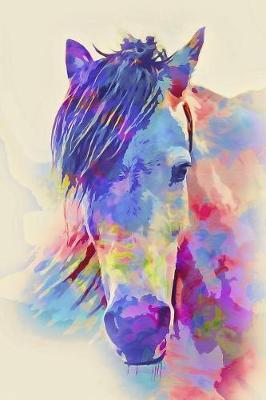 Pferde Bullet Journal: Notizbuch Pferde Cover Design 120 Seiten Punkteraster ca DIN A5 Softcover, als Tagebuch, Bullet Journal, Malbuch