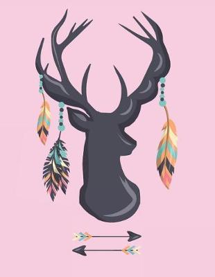 The Boho Antler Composition Notebook: For Students and Writers