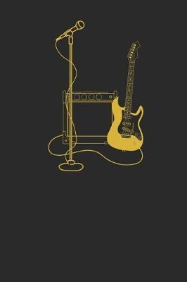 Microphone And Guitar: Guitars Notebook, Graph Paper (6 x 9 - 120 pages) Musical Instruments Themed Notebook for Daily Journal, Diary, and Gift