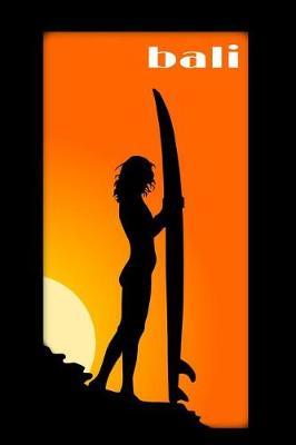 Bali: Bodysurfing Water Sport Music Notebook - 120 Pages 6x9 Blank Music Sheet Composition