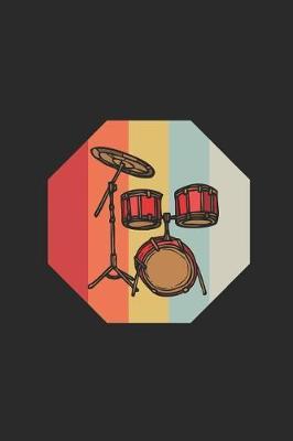Retro Percussion: Graph Ruled Notebook / Journal (6 X 9 - 5 X 5 Graph Ruled) - Gift Idea For Drum Player And Musician