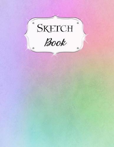 Sketch Book: Pastel Sketchbook Scetchpad for Drawing or Doodling Notebook Pad for Creative Artists #7 Pink Purple Green