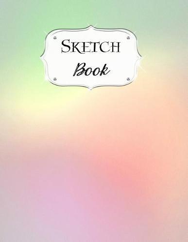 Sketch Book: Pastel Sketchbook Scetchpad for Drawing or Doodling Notebook Pad for Creative Artists #8 Orange Green