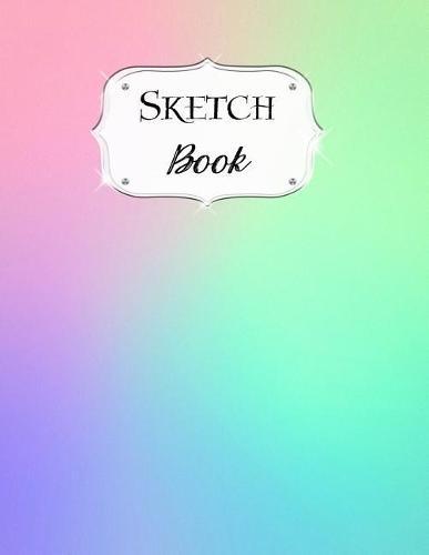 Sketch Book: Pastel Sketchbook Scetchpad for Drawing or Doodling Notebook Pad for Creative Artists #9 Green Pink Purple
