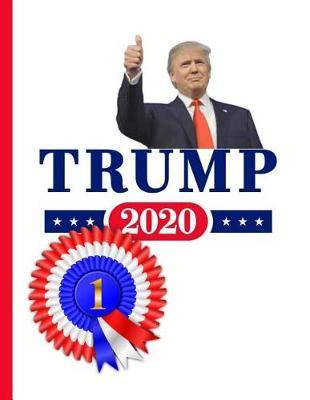 Trump 2020: KAG MAGA 8.5 x 11 Make America Great Again Notebook Journal Planner Diary Doodling Scrapbook Trumpster POTUS paper pad softcover support Red Republican - God Bless America