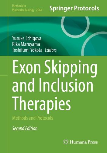 Exon Skipping and Inclusion Therapies: Methods and Protocols