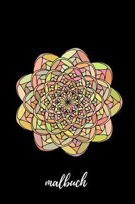 malbuch: Blanko Malbuch f r Erwachsene & Jugendliche - Skizzenbuch Zeichenbuch Blankobuch- Tagebuch zum selbst gestalten - 6x9 (ca. DIN A5) - 100 Seiten Wei es Papier - Soft Cover Mandala Design Gelb2