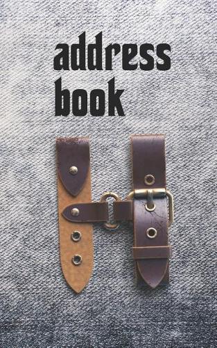 Address Book: Belts & Jeans Motif Monogram Letter H