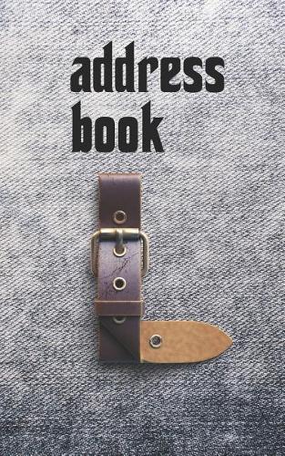 Address Book: Belts & Jeans Motif Monogram Letter L