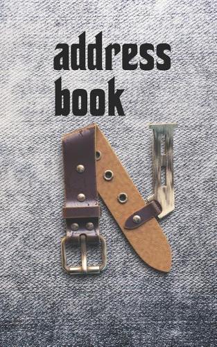 Address Book: Belts & Jeans Motif Monogram Letter N