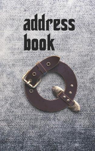 Address Book: Belts & Jeans Motif Monogram Letter Q