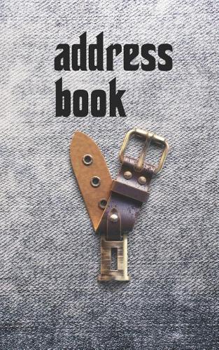 Address Book: Belts & Jeans Motif Monogram Letter Y