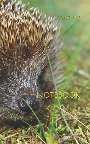 Notebook: Hedgehog western nose spikes forest rodent mammal porcupine quill honey badger