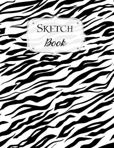 Sketch Book: Animal Print Sketchbook Scetchpad for Drawing or Doodling Notebook Pad for Creative Artists #9 Black White