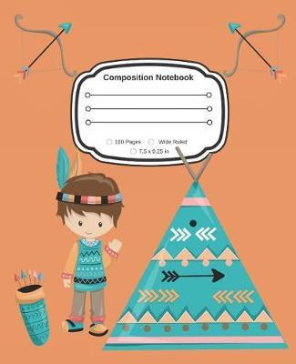 Yes, I am an Indian Boy: Cute Composition Notebook Wide Ruled