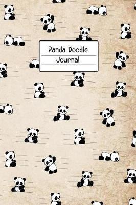 Panda Doodle Journal: Wide-ruled Journal with cute Kawaii Panda Bear Illustrations to scribble in your own funky drawings