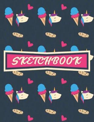 Blank Sketchbook for Girls Unicorn: Draw and Create Your Own Comic Book: 8.5 x 11 with 120 Pages Journal Notebook comic panel for artists of all levels (Blank Comic Books)